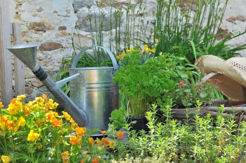 Careful garden maintenance by Muswell Hill gardeners in a leafy outdoor space