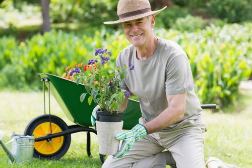 Charity reuse and recycling partnership for garden items